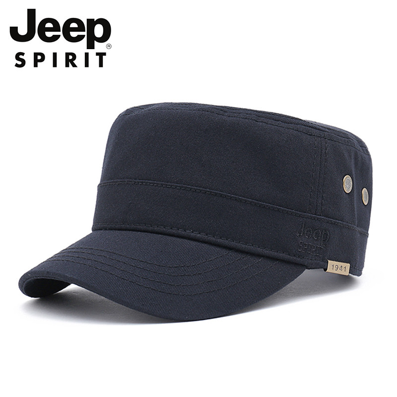 Jeep SPIRIT Jeep Moda Homens Mulheres Esportes Ao Ar Livre Lazer Chapéu Viagem Sombrinha Flat Top Hat Outono Inverno