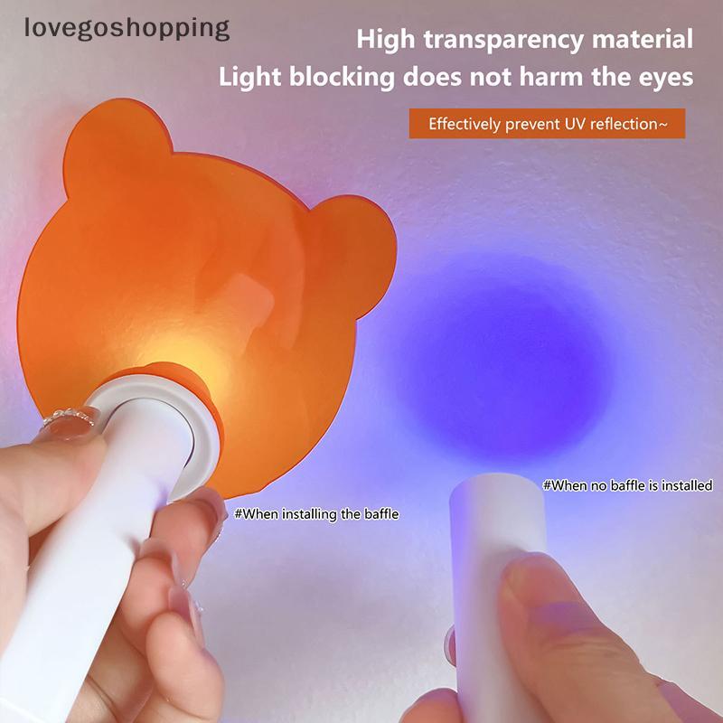 [lovego] Dispositivos De Salão De Beleza Para Unhas Defletor De Sopro De Luz Acrílico Em Formato Reto Óculos De Proteção