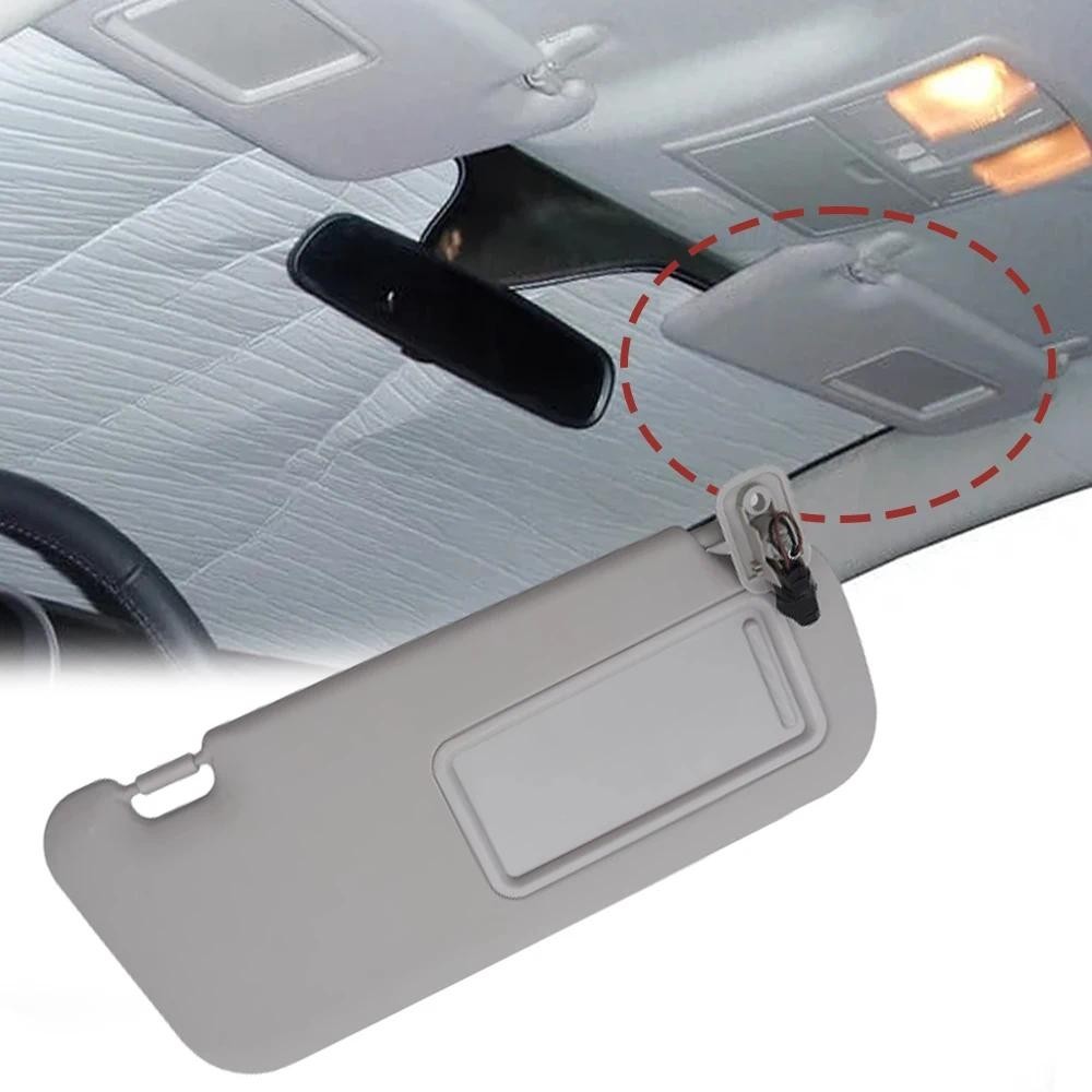 Painel Cinza Da Viseira Solar Do Interior Carro Com Luz Espelho Para Mazda 3 2010 2011 2012 2013 Movimentação Mão Esquer