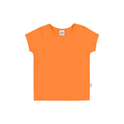 Blusa Infantil Menina Básica Elian Laranja