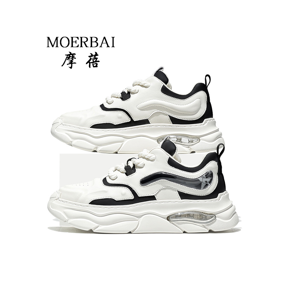 Mobe sapatos masculinos 2026 novo estilo sapatos esportivos masculinos sapatos casuais de sola grossa aumentando pai sap