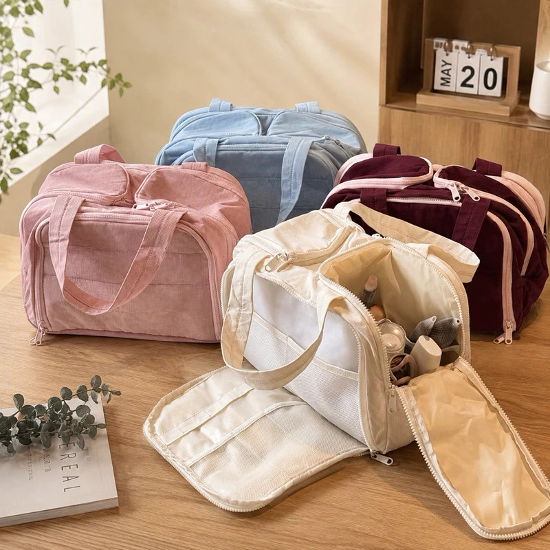 Necessaire de Viagem Grande Capacidade Organização Multi-Níveis