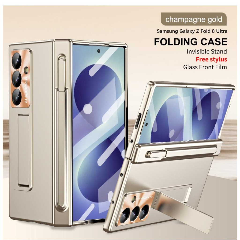 Capa De Filme Revestido A Vácuo Espelhado Para Samsung Galaxy Z Fold 6 5 4 Lados