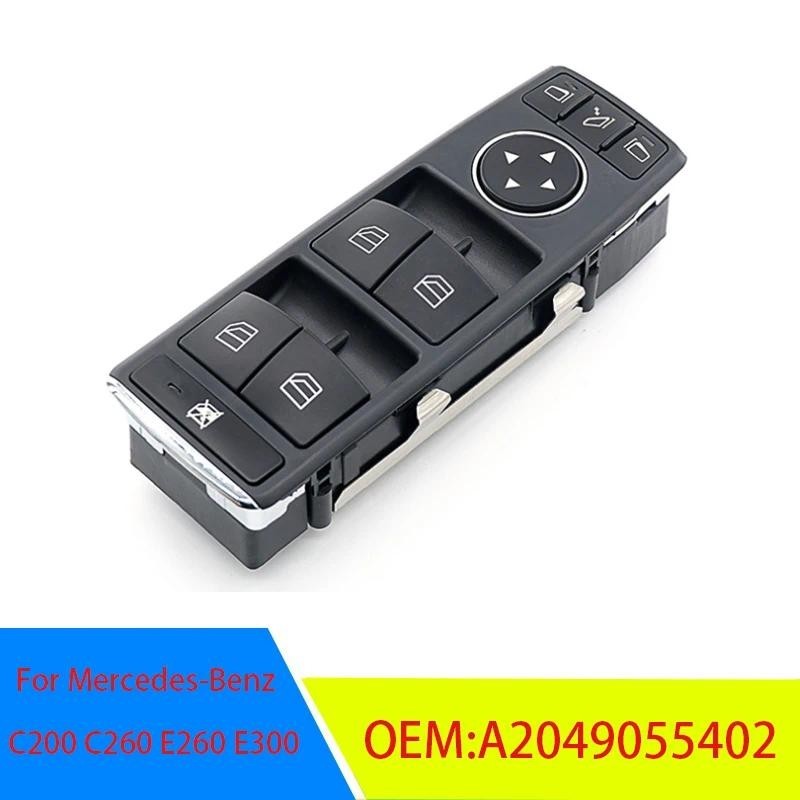 A2049055402 Para Mercedes-Benz C200 C260 E260 E300 A1669054400 Painel Mestre Esquerdo Do Interruptor Da Janela Elétrica 