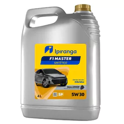 Óleo Motor 5W30 Sintético F-1 Master 4 Litros API SP Dexos1 Geração 2 Ipiranga