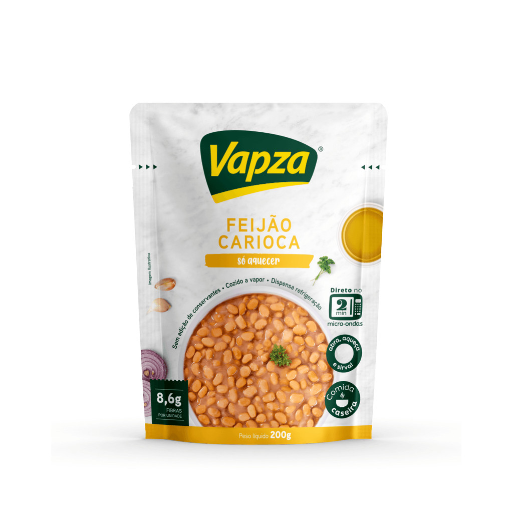 Feijão Carioca 200G Só Aquecer Vapza