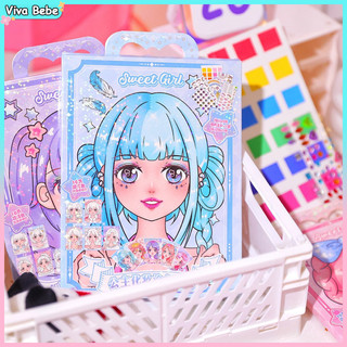 Conjunto de Maquiagem e Acessórios de Princesa, Brinquedo de Pintura para Meninas LBKO