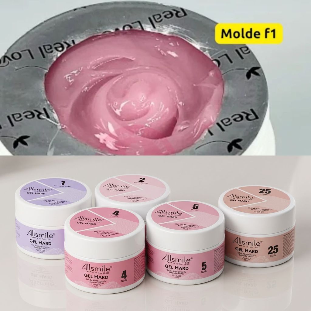 Gel para molde F1 Sem Hema Control Real Love AllSmile 15ml