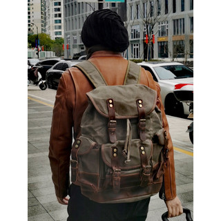 WWIII paraquedista mochila lazer ao ar livre saco de escola grande capacidade motocicleta mochila lona acampamento monta