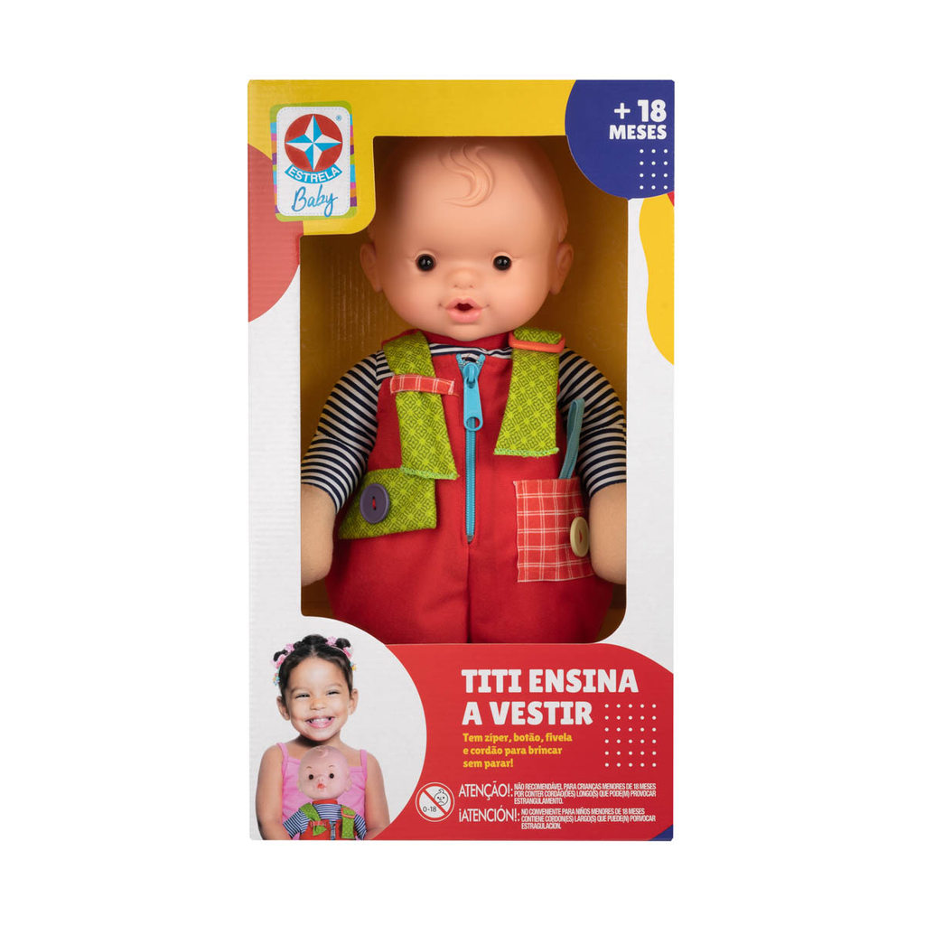 Boneca Titi Ensina a Vestir - Brinquedos Estrela