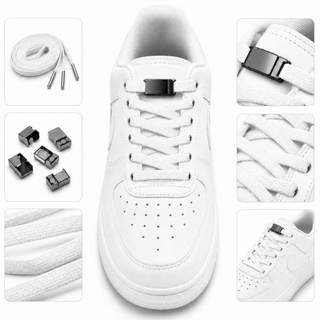 Cadarço Elástico com Fecho Magnético Branco Par de Cadarço Elástico com Fecho Magnético para Tênis – 150cm