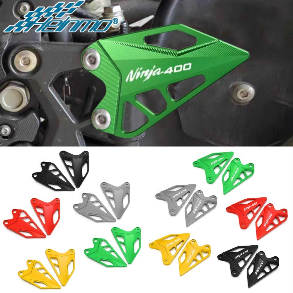 Para KAWASAKI NINJA400 Z400 2018-2023 2024 CNC Pé Peg Calcanhar Guarda Capa