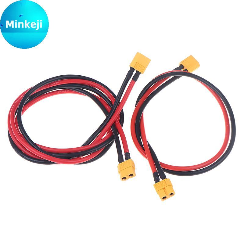 Milleji 12AWG XT60 Macho Fêmea Conversão Plug Cabo De Conexão 50/100CM Fio Conector Da Bateria Para Lipo RC Carro Barco