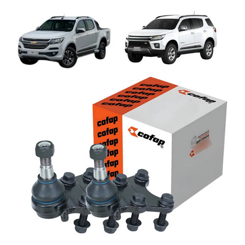 PAR PIVO SUSPENSAO DIANT SUPERIOR S10 TRAIBLAZER 2017/2022