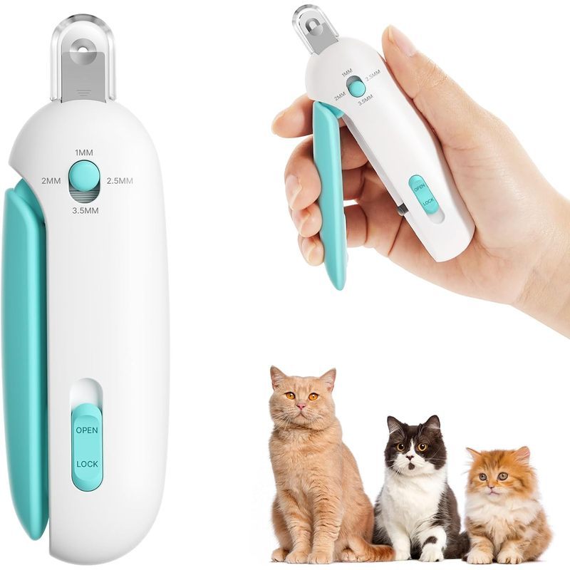 Cortador De Unhas Potaroma Cat , Furo Ajustável Com Lixa De Unha Oculta