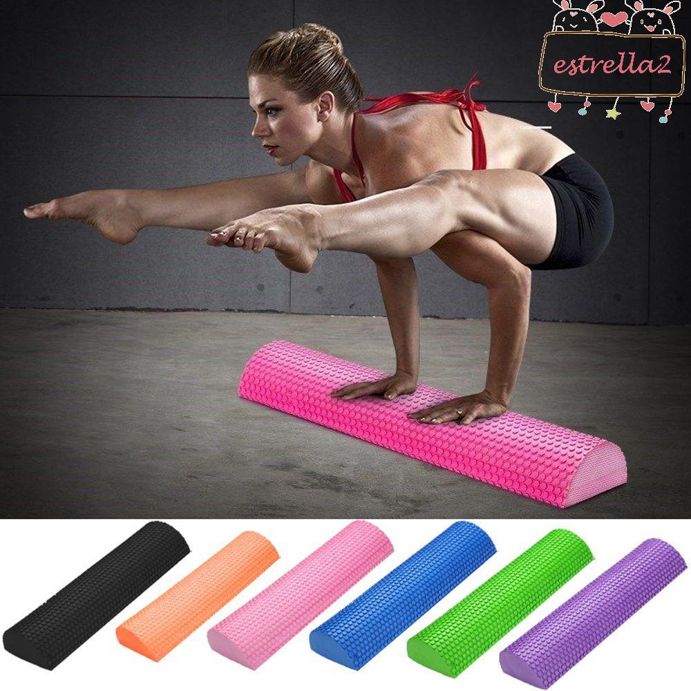 Aestria EVA Espuma Rolo Exercício Fisioterapia Yoga Coluna Ginásio Fitness Almofada De Equilíbrio