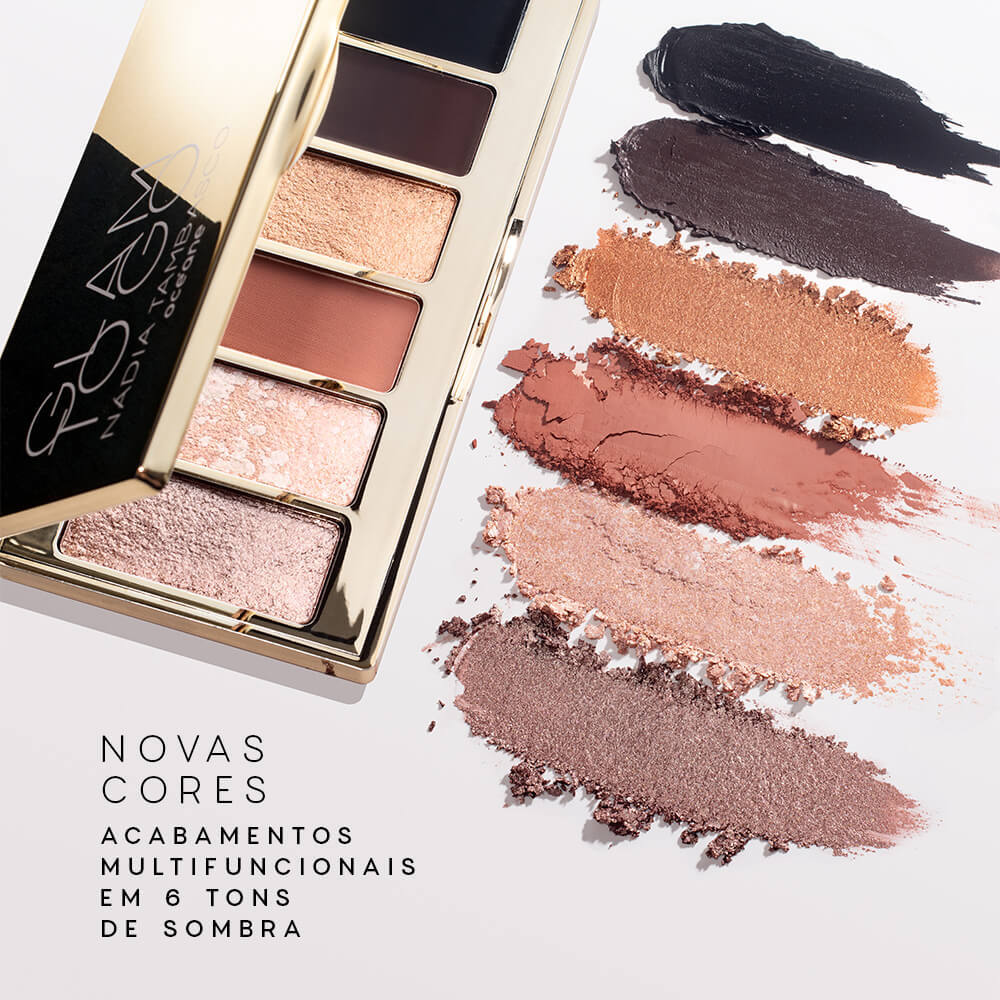 Paleta de Sombras - Glam To Go Palette Nádia Tambasco By Océane 9,5g — imagem 2 de 2