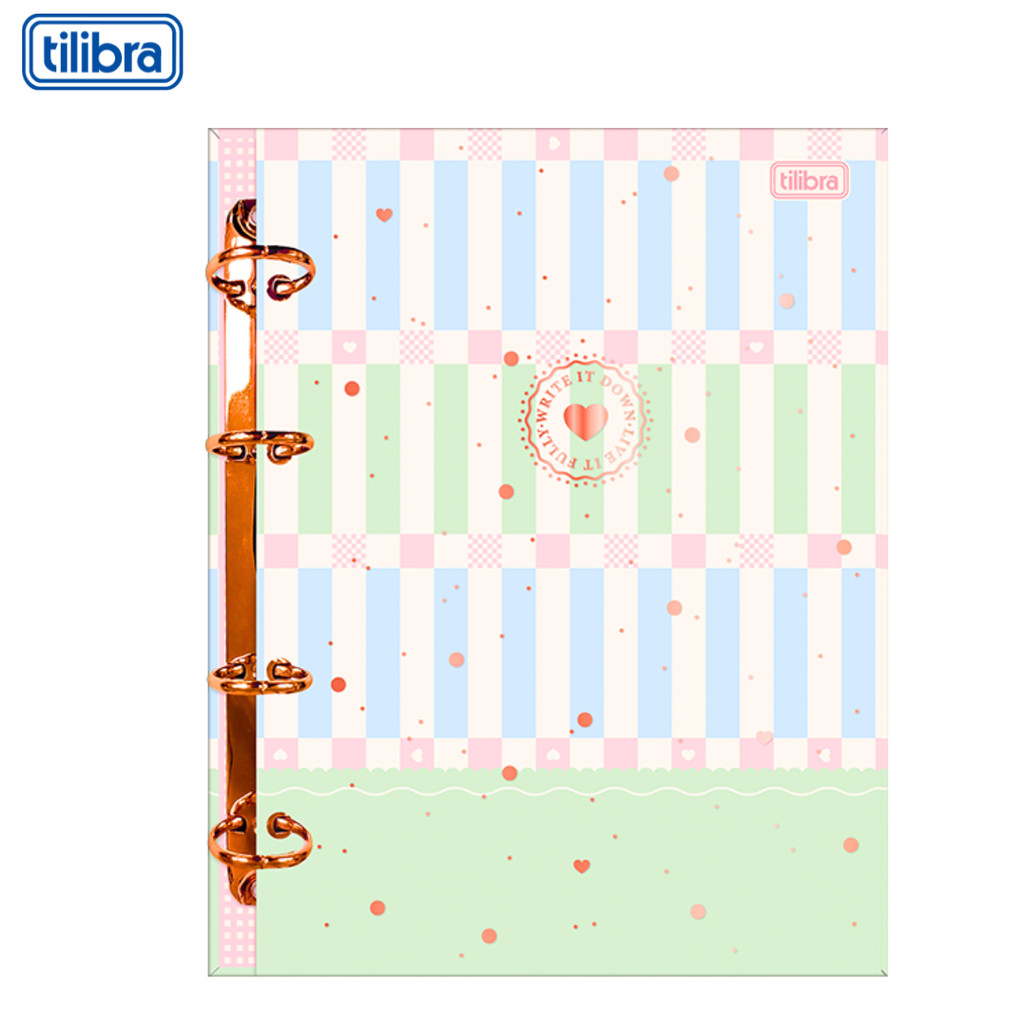 Caderno Argolado Colegial 80 Folhas - TILIBRA Capa:Soho