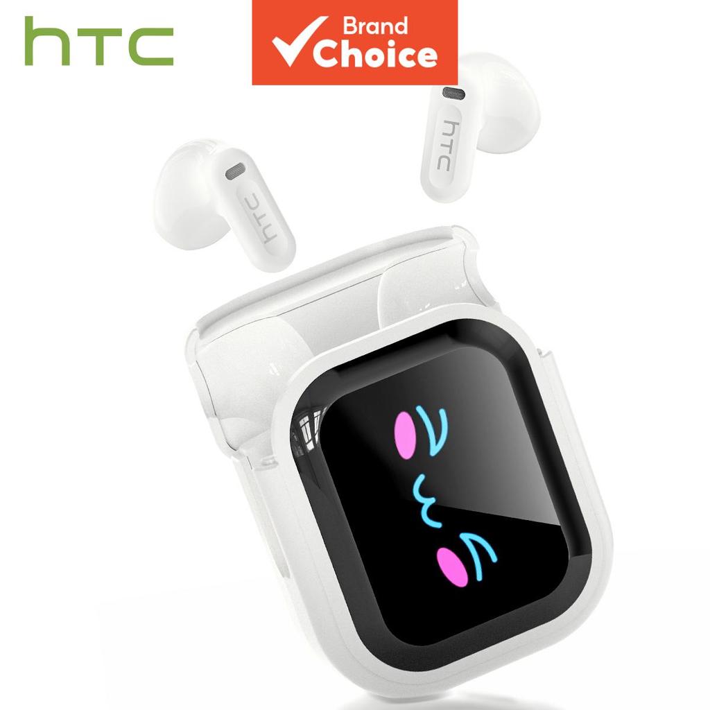 Fones De Ouvido HTC NE20 TWS Tradução AI Sem Fio LCD Touch Screen ANC HiFi Som Estéreo ENC Com Cancelamento De Ruído À P