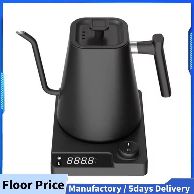 Chaleira Elétrica Pescoço De Ganso Com Controle Preciso De Temperatura , Ideal Para Café E Chá , Design De Aço Inoxidáve