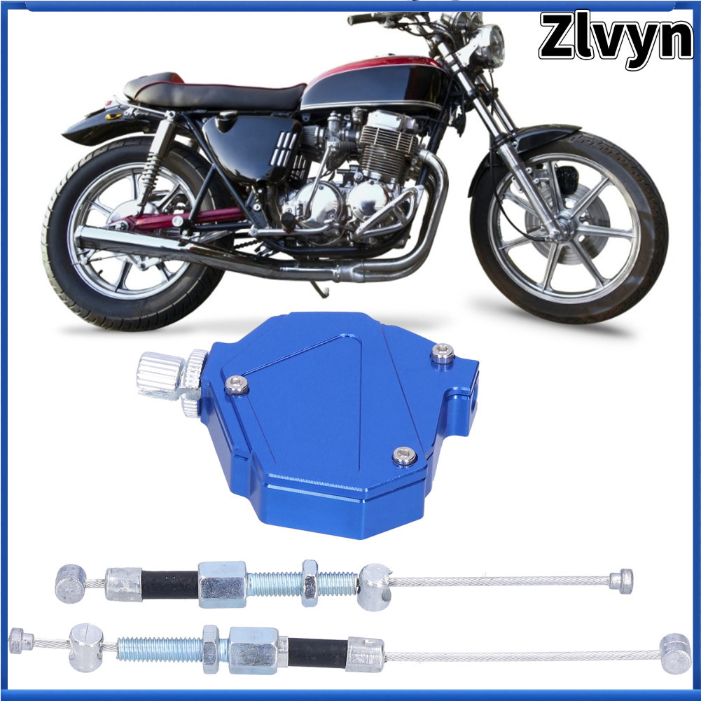 Zlvyn-br Alavanca de cabo de tração para motocicleta dublê, substituição de alumínio CNC para bicicletas de sujeira de