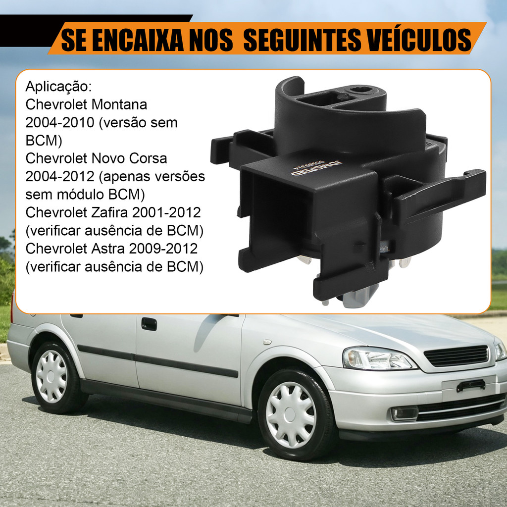 Comutador de Ignição e Partida para Astra Corsa Montana Zafira 6 Pinos 2004 2005 2006 · foto 2