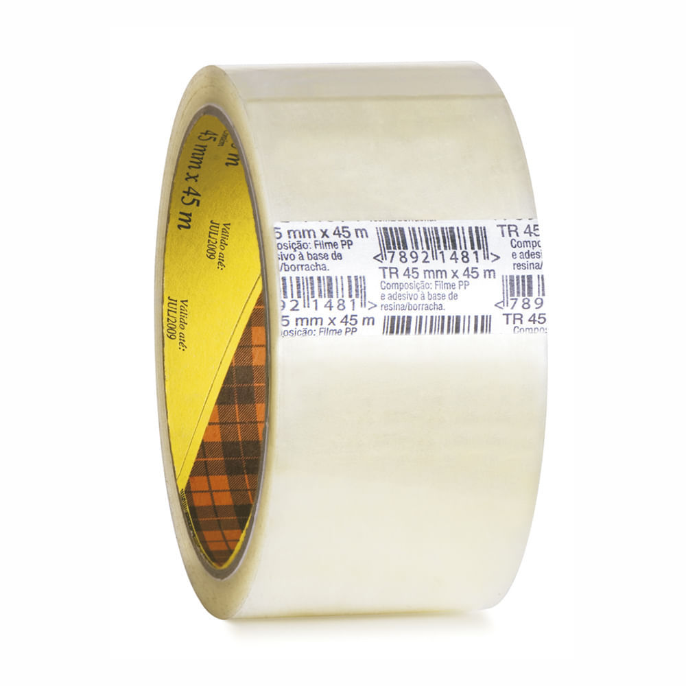 Fita Empacotamento Scotch 3M Transparente 45mmx45m
