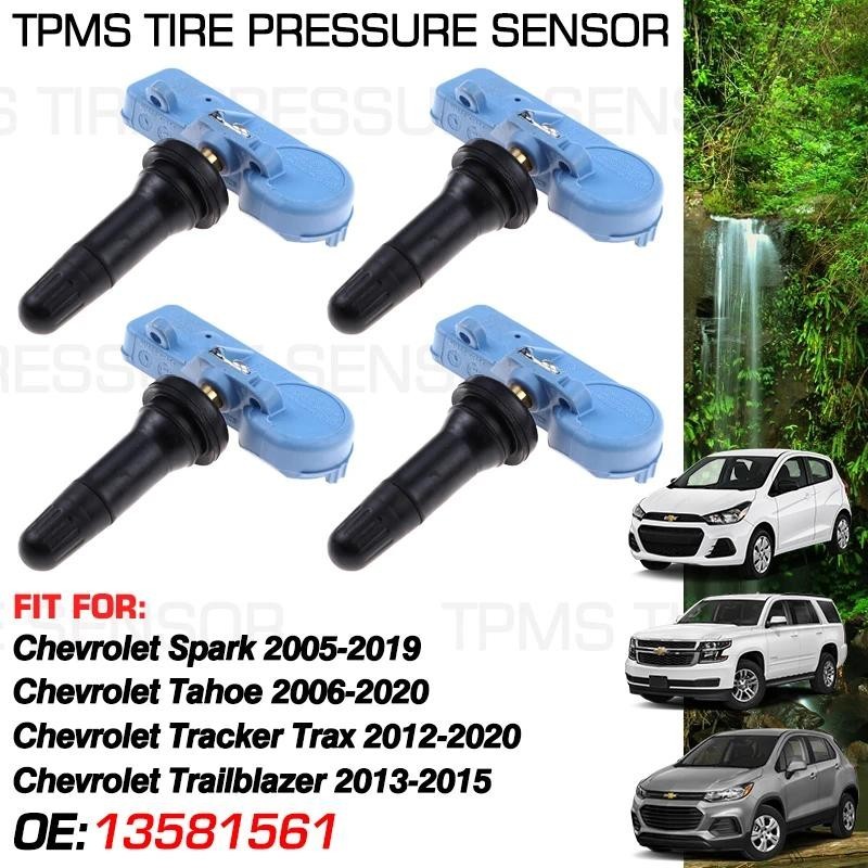 433MHz Para Chevrolet Spark M300 2005-2019 Tahoe Trax Tracker Trailblazer 2006-2020 Sistema De Sensor De Monitor De Pres
