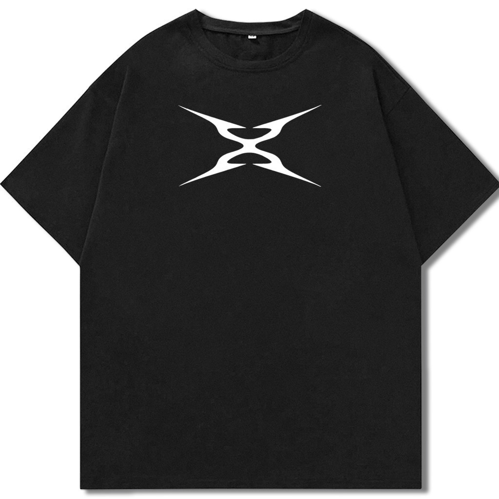 [Camiseta Vintage Masculina Algodão]HYP Camiseta Oversized Matue Xtranho Cemiterio Streetwear Harajuku Aesthetic Camisa 