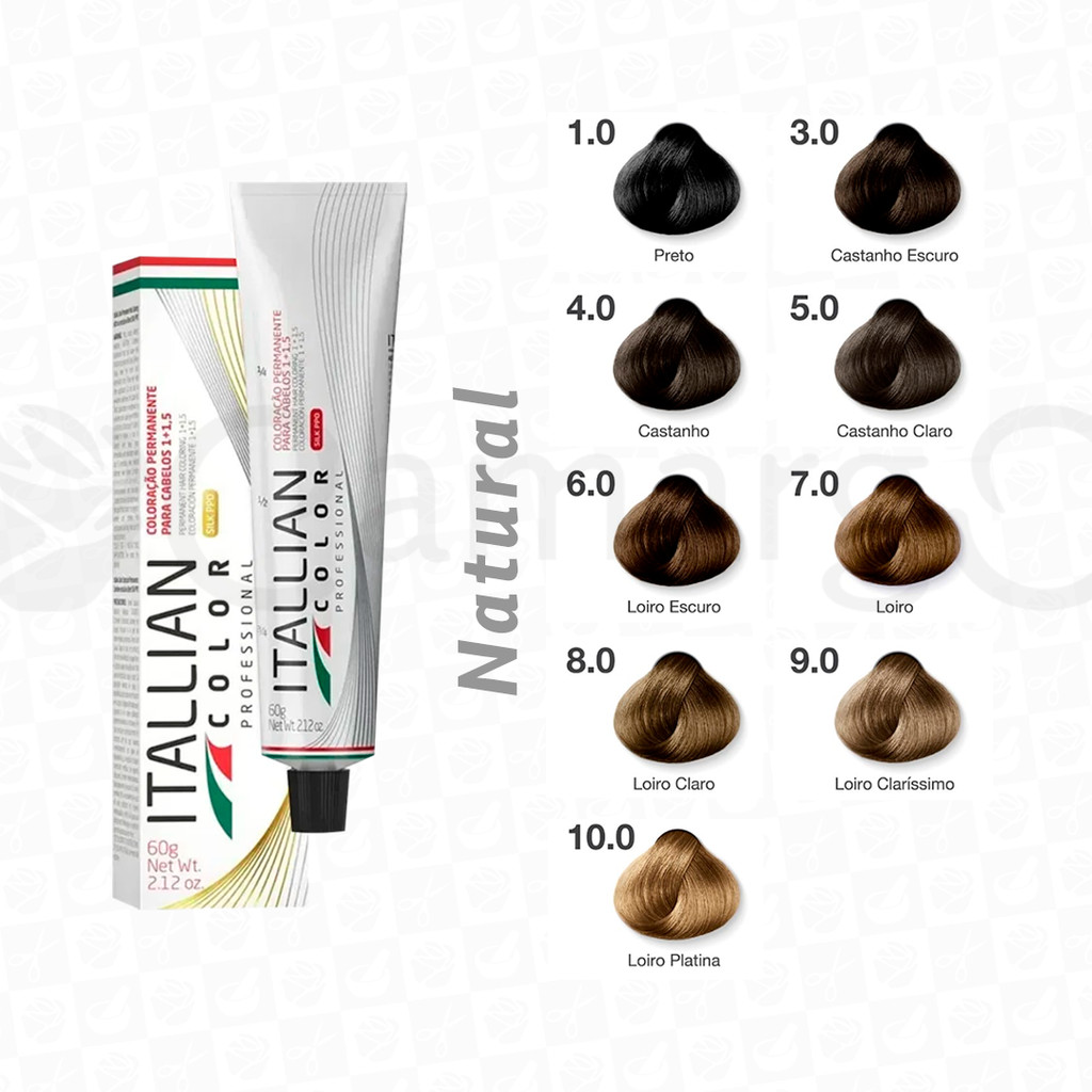 Coloração natural Itallian Color 60g