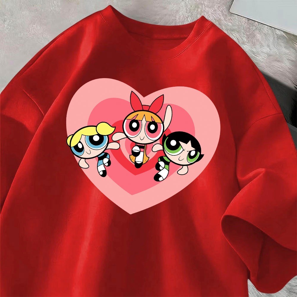 Camiseta unissex algodão Camisa Feminina Blogueira Super Poderosas Amorr Fofas Camiseta Algodao Premium Plus Size