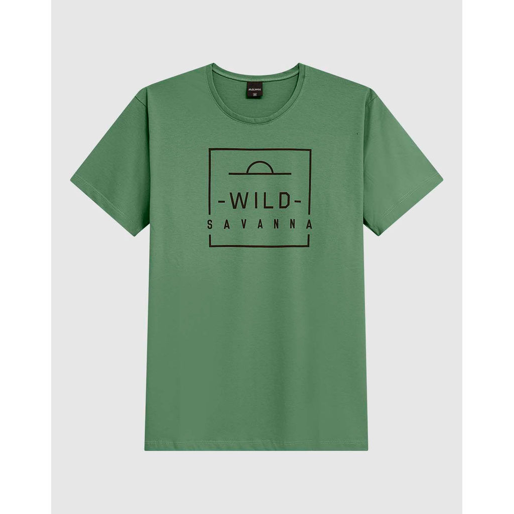 Camiseta Masculina Estampa Lettering Frontal Em Malha Algodão — imagem 2 de 2