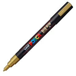Caneta Posca PC-3M Ouro Uni-Ball