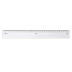 Régua acrílica 30cm 7130 Trident
