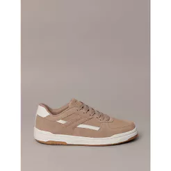 Tênis Masculino Court Camurça Layers Calvin Klein Jeans - Caqui Medio
