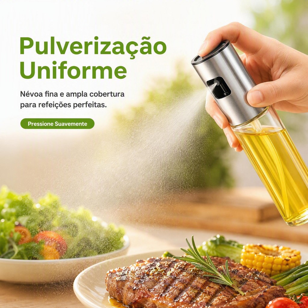 Spray Pulverizador Borrifador Azeite Vinagre em Vidro Promoções