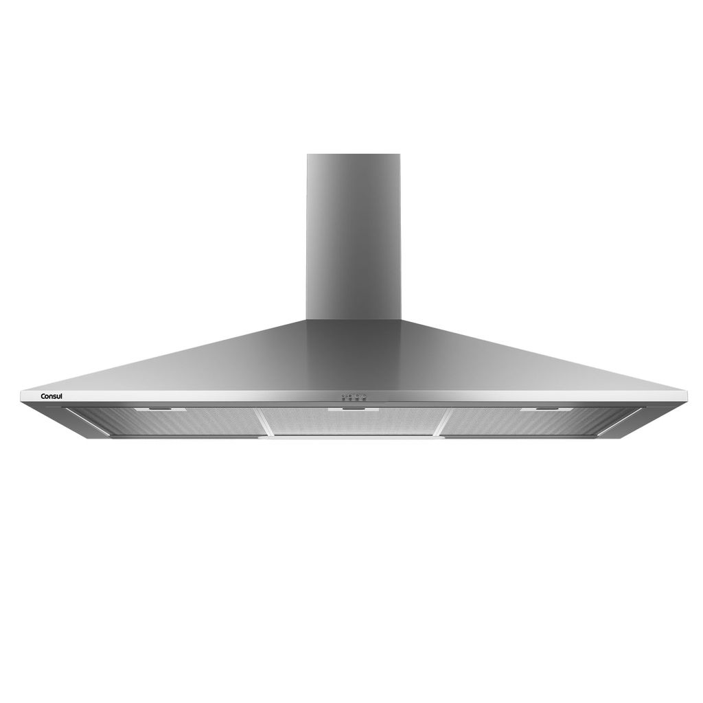 Coifa de Parede Consul 90cm cor Inox Piramidal 5 e 6 Bocas com Duplo Filtro - CA090BR — oferta na Shopee