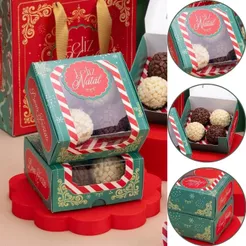 10 CAIXA COM VISOR PARA 4 DOCES GRATIDÃO 6063 (JANGO NATAL 2026)