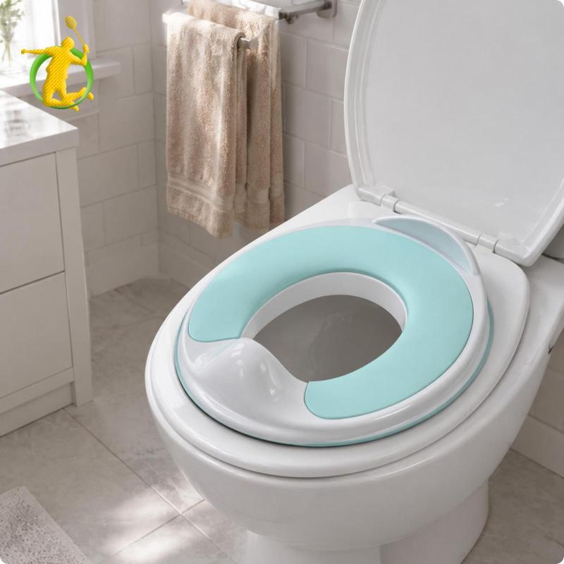 [Asiyy] Assento Sanitário Infantil Com Frente Aberta E Antiderrapante Para Casa Banheiro Conforto