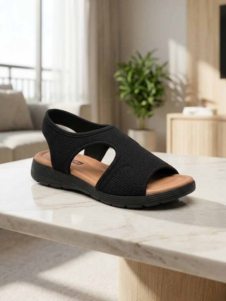Sandália Ortopédica Feminina Comfortflex Confortável Casual Rasteira Sapato Conforto Dia a Dia Verão