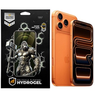 Kit Película Hydrogel HD Frontal + Traseira para iPhone 17 Pro - Proteção Completa - Gshield em Oferta na Shopee