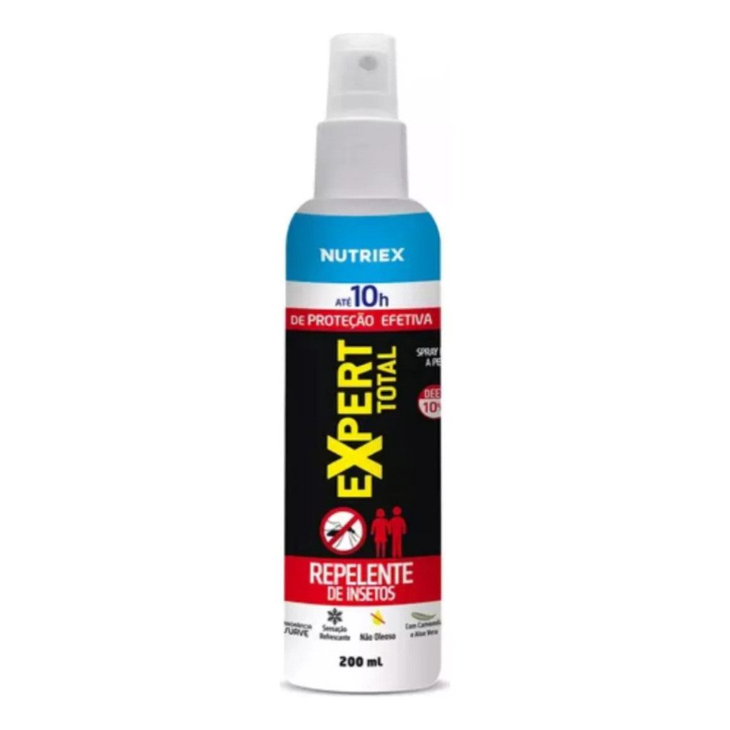 Repelente Nutriex Spray Expert Total Family 10h Deet 200ml