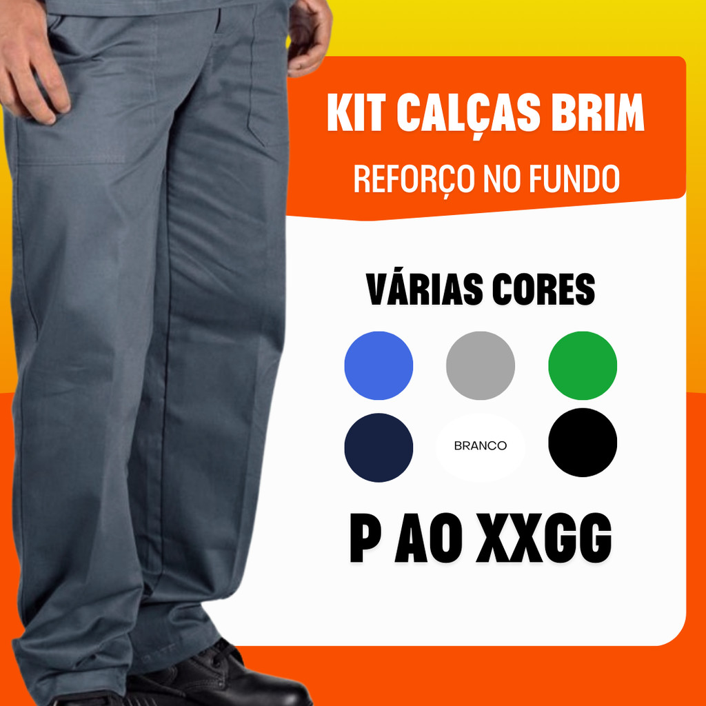 Calças de Brim PESADO Super Resistentes para Trabalho Pesado – Durabilidade Garantida! Calças de Brim PESADO Super Resistentes para Trabalho Pesado – Durabilidade Garantida!
