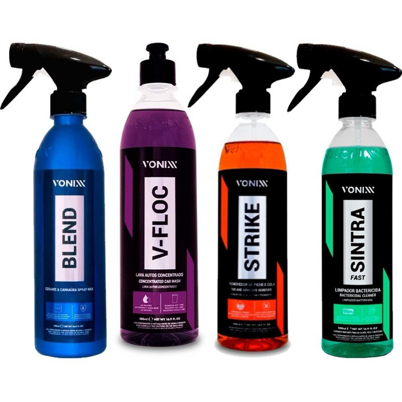 Kit Vonixx Blend Cera V-Floc Shampoo Strike Removedor Sintra Limpeza em Oferta na Shopee