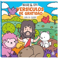 Versículos de Gratidão Para Colorir | Blessed e Cute