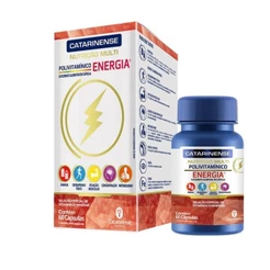 Multi Polivitaminico Energia - 60 Cápsulas - Catarinense Nutrição