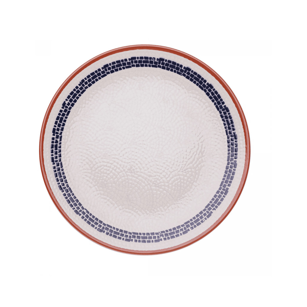 Prato De Sobremesa 20cm Village Creme Cerâmica Wolff