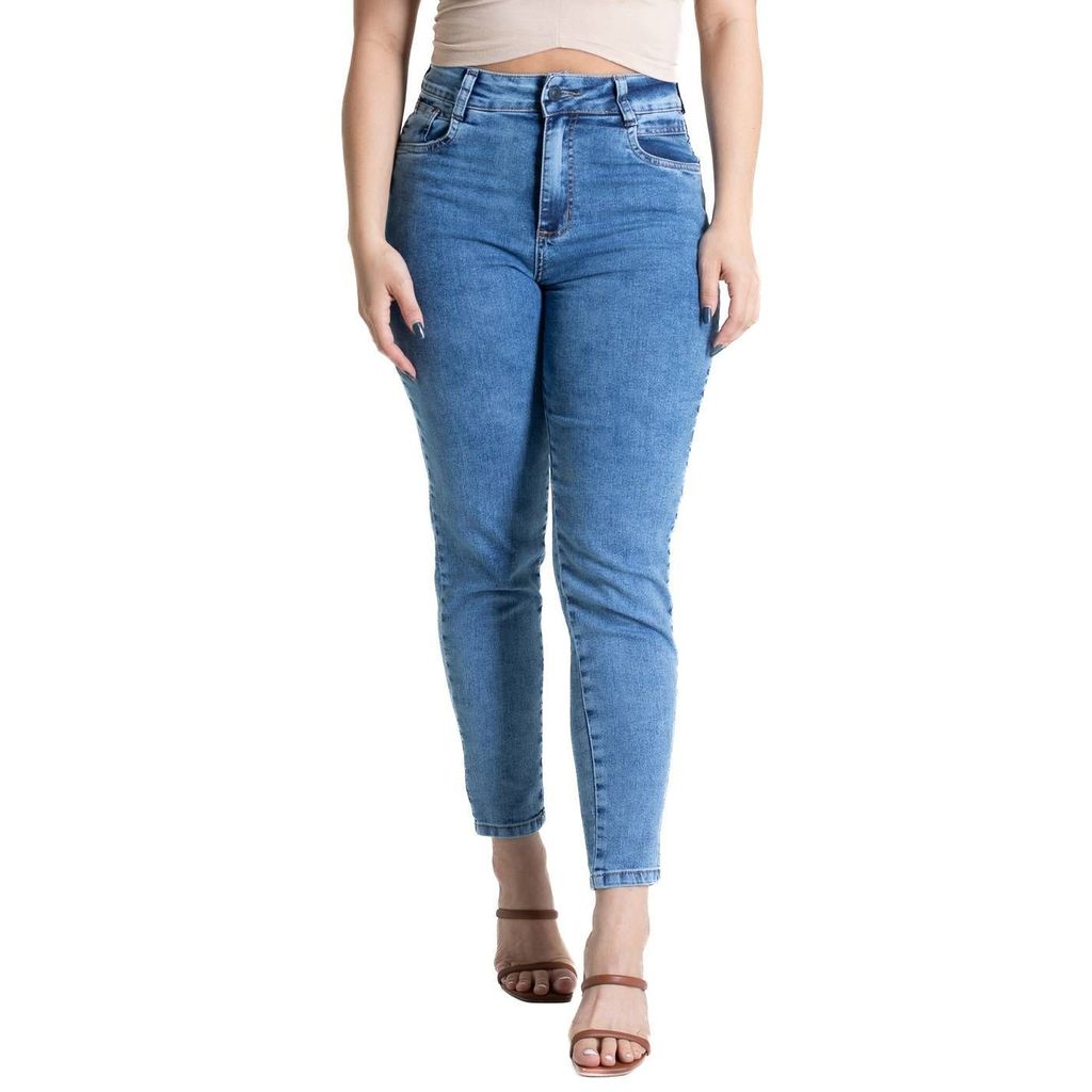Calça Jeans Sawary Mom - 281347 em Oferta na Shopee