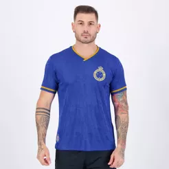 Camisa Cruzeiro Tríplice Coroa Home 2003 Azul