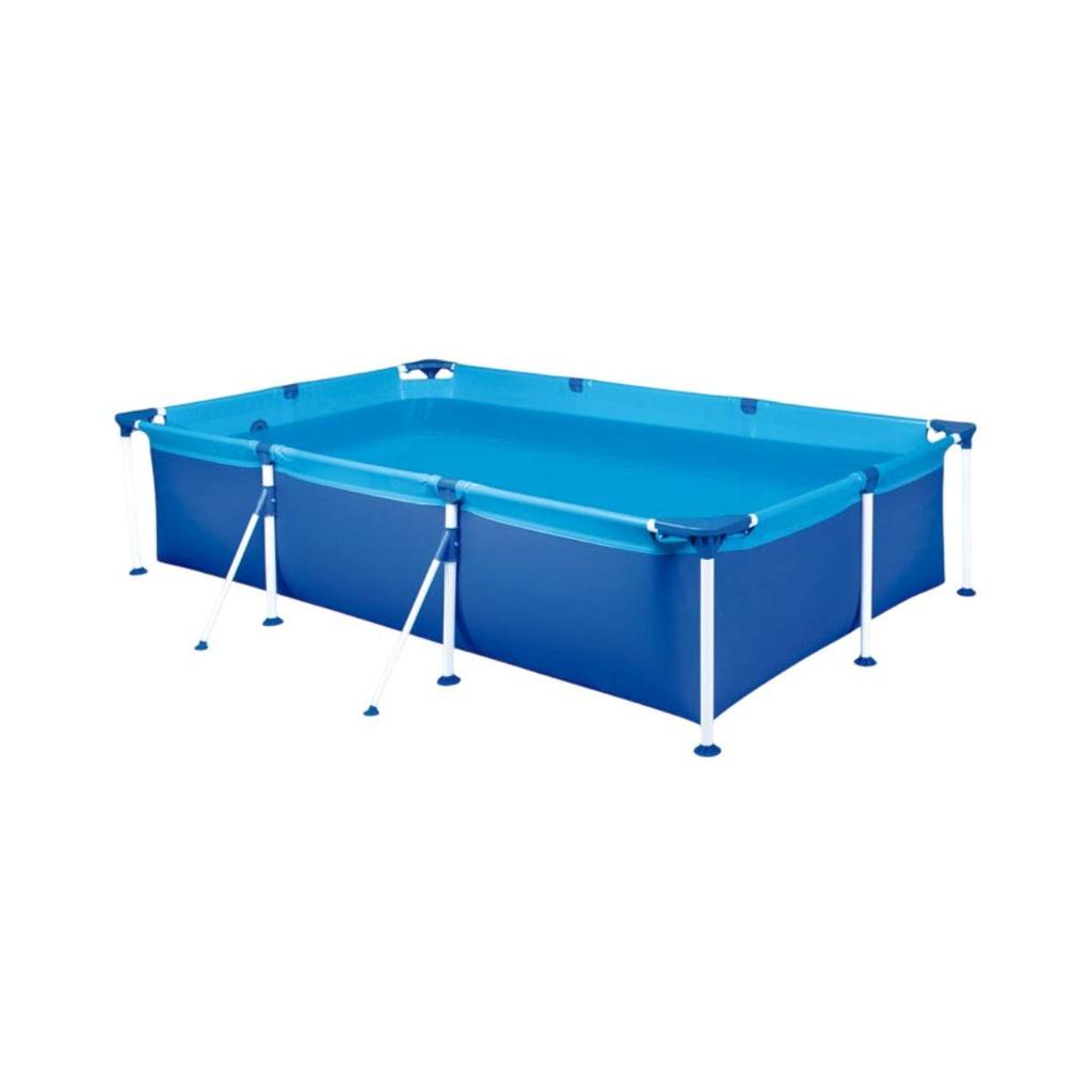 Piscina Retangular 2500 Litros Estruturada Premium Mor em Oferta na Shopee